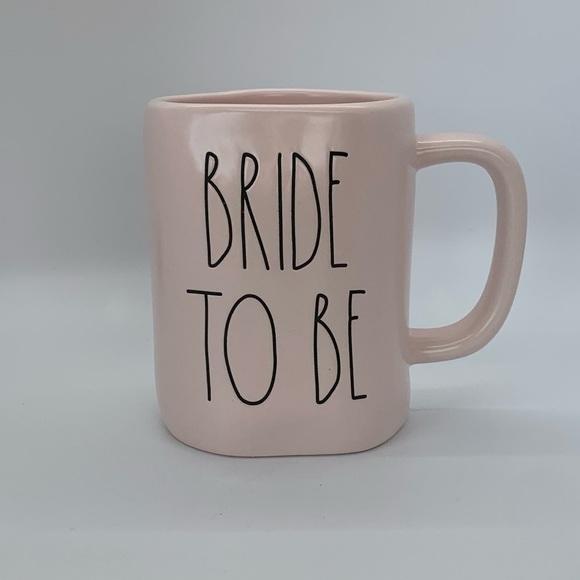 NWT Rae Dunn Bride To Be & Mother Of The Bride Pink Mug Set - Picture 4 of 4